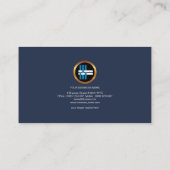 Säulerebar-Minimalistischer schlichter Visitenkarte (Rückseite)