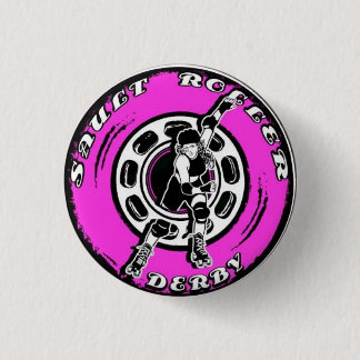 Sault Rollen-Derby-Knopf Button