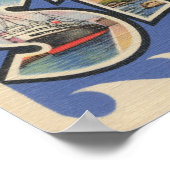 Sault Ste. Marie, Michigan - Großbuchstabe Poster (Ecke)