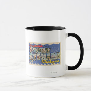 Sault Ste. Marie, Michigan - Großbuchstabe Tasse