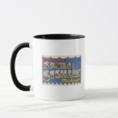 Sault Ste. Marie, Michigan - Großbuchstabe Tasse (Links)