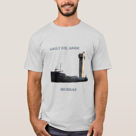Sault Ste Marie Michigan Shirt (Vorderseite)