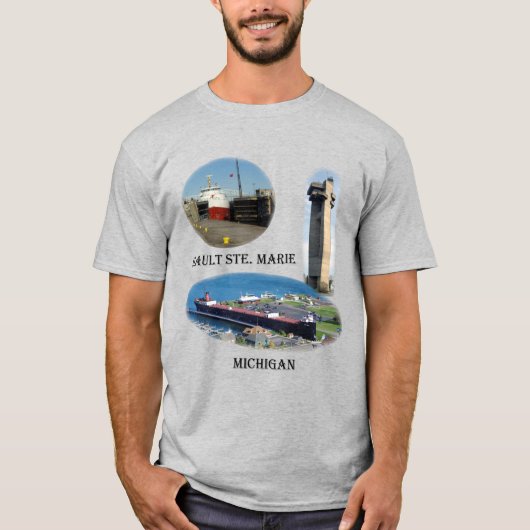 Sault Ste. Marie, Michigan-Shirt T-Shirt (Vorderseite)