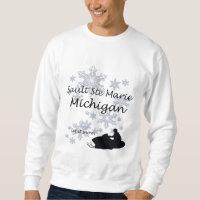 Sault Ste Marie Michigan Snowmobile Snow