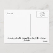 Sault Ste. Marie, Ontario Postcard Postkarte (Rückseite)