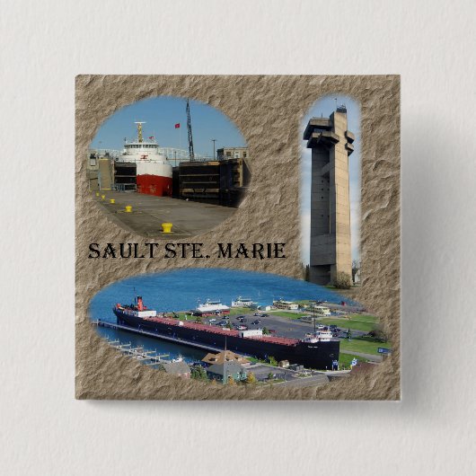 Sault Ste. Marie-Quadbutton Button (Vorderseite)