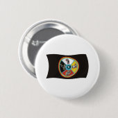 Sault Ste. Marie-Stammes-Flaggenknopf Button (Vorne & Hinten)