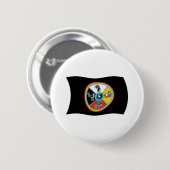 Sault Ste. Marie-Stammes-Flaggenknopf Button (Vorne & Hinten)
