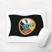 Sault Ste. Marie Tribe Flag Mousepad (Mit Mouse)