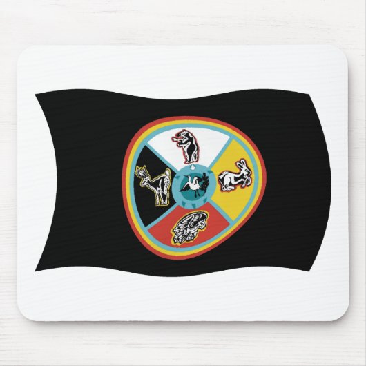 Sault Ste. Marie Tribe Flag Mousepad (Vorne)