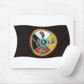 Sault Ste. Marie Tribe Flag Mousepad (Mit Mouse)