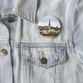 Saumur River Bank Scene Abzeichen Button (Beispiel)