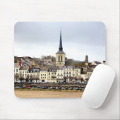 Saumur River Bank Scene Mouse Mat Mousepad (Mit Mouse)