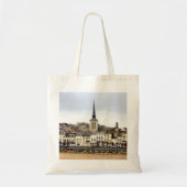 Saumur River Bank Scene Tote Bag Tragetasche (Vorne)