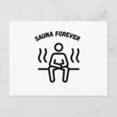 Sauna Forever Saunas Postkarte (Vorderseite)