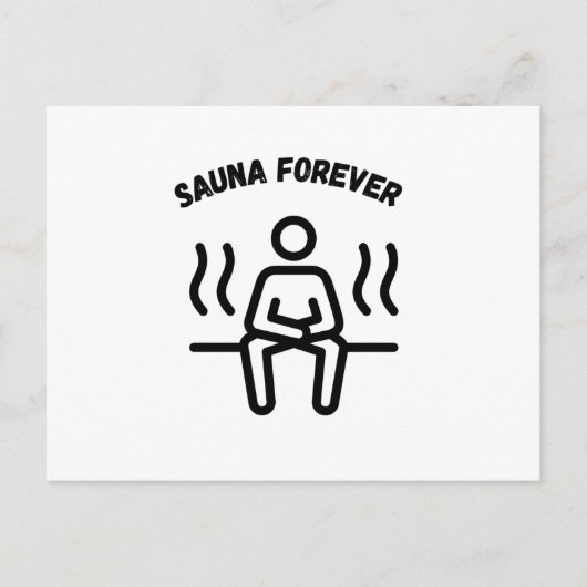 Sauna Forever Saunas Postkarte (Vorderseite)