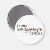 Sauna Genius Magnet (Vorderseite/Rückseite)