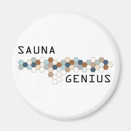 Sauna Genius Magnet (Vorne)