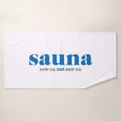 Sauna Handtuch Badehandtuch (Badehandtuch)