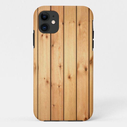 Sauna-Holz-Platten Case-Mate iPhone Hülle (Rückseite)