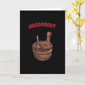 Sauna Hooot Saunas Karte (Gelbe Blume)