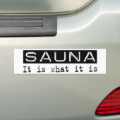 Sauna ist es autoaufkleber (Auf Auto)