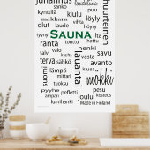 Sauna juliste - Poster (Küche)