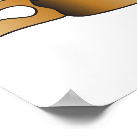 Sauna Mandorla Poster (Ecke)