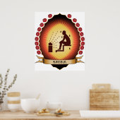 Sauna Mandorla Poster (Küche)