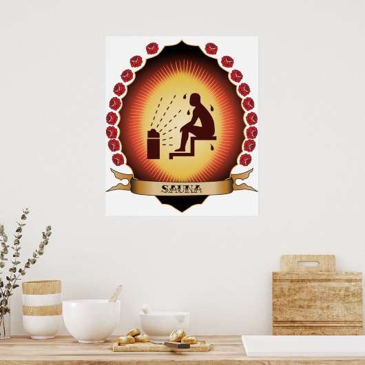 Sauna Mandorla Poster (Küche)