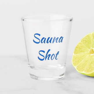 Sauna Shot SISU Finnisches Shotglas (Set von 2) Schnapsglas