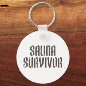 Sauna Survivor 01 Schlüsselanhänger (Vorderseite)