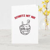 Sauna Sweet with me Saunas Karte (Gelbe Blume)