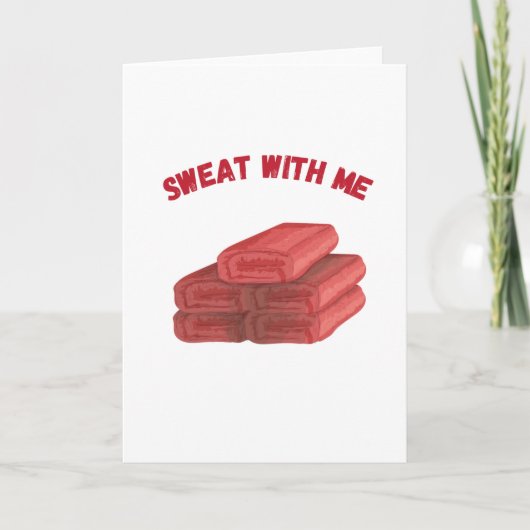 Sauna Sweet with me Saunas Karte (Vorderseite)