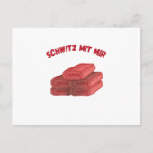 Sauna Sweet with me Saunas Postkarte (Vorderseite)