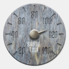 Sauna Time Sticker