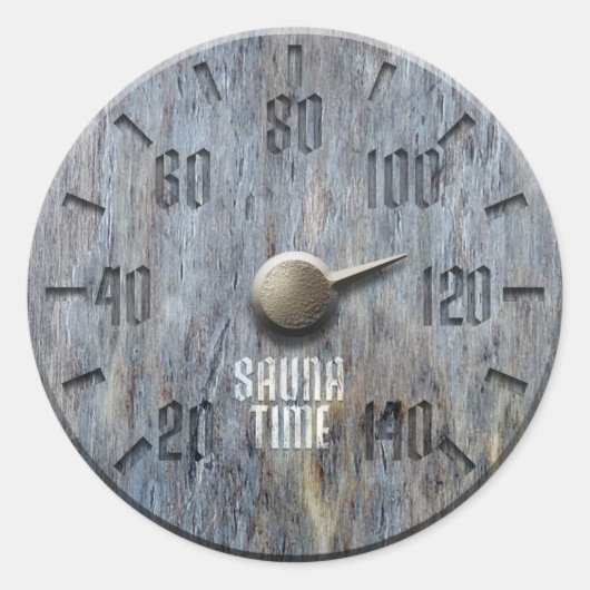 Sauna Time Sticker (Vorderseite)