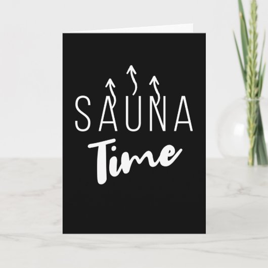 Sauna TIme Wellness Karte (Vorderseite)