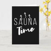 Sauna TIme Wellness Karte (Gelbe Blume)