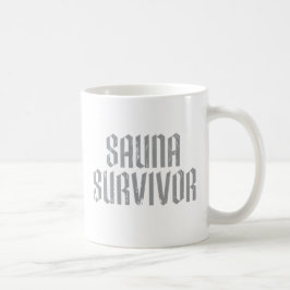 Sauna-Überlebender 06 Kaffeetasse
