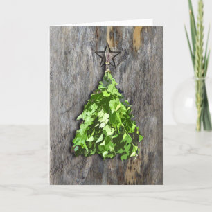 Sauna 'Vihta' Xmas Faltkarte Vorlage