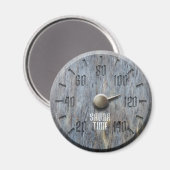 Sauna-Zeit-Magnet Magnet (Vorderseite/Rückseite)