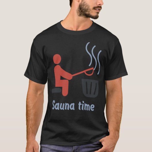 Sauna Zeitgeschenk Sauna Haus Banya Wellness-Cente T-Shirt (Vorderseite)