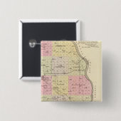 Saunders Landkreis, Nebraska Button (Vorne & Hinten)