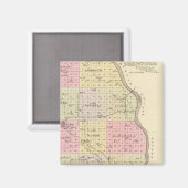 Saunders Landkreis, Nebraska Magnet (Vorderseite/Rückseite)