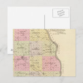 Saunders Landkreis, Nebraska Postkarte (Vorne/Hinten)