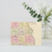 Saunders Landkreis, Nebraska Postkarte (Stehend Vorderseite)