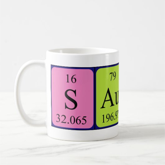 Saundra Periodenname Tasse (Links)