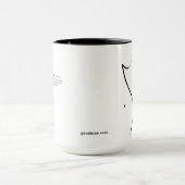 "Saunter" Tasse 15oz mit schriftlicher Definition (Zentrum)
