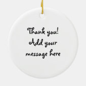 Saure gelbe Zitronenblatt-Zitrusfrucht lemony Keramikornament (Hinten)